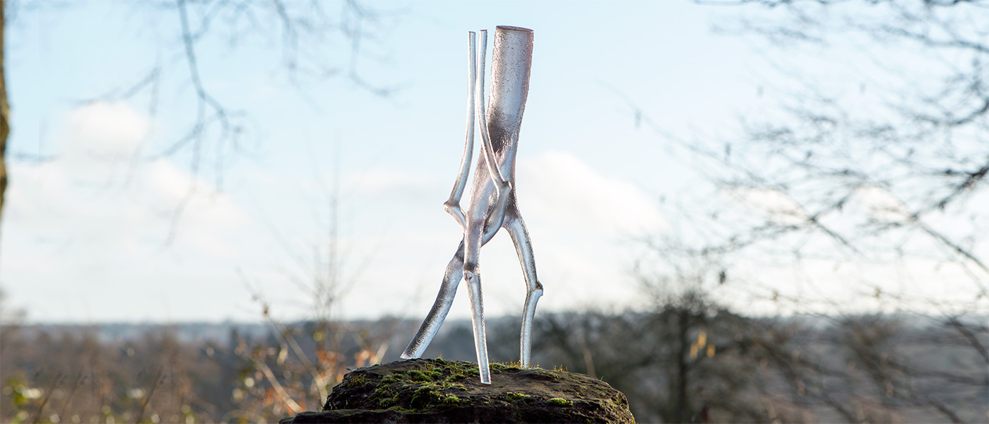 51,5.4728N 0,1.9137E (Judas-Tree, Cercis siliquastrum), Forest Row, UK. 2013. Digital sculpture by Michael Winstone.