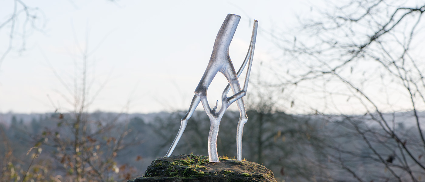 51,5.4728N 0,1.9137E (Judas-Tree, Cercis siliquastrum), Forest Row, UK. 2013. Digital sculpture by Michael Winstone.