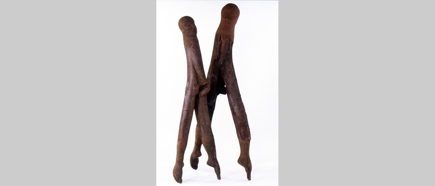 Title: TQ27.271-787.uk. H Gallery, London. Wood sculpture. 1993 by Michael Winstone